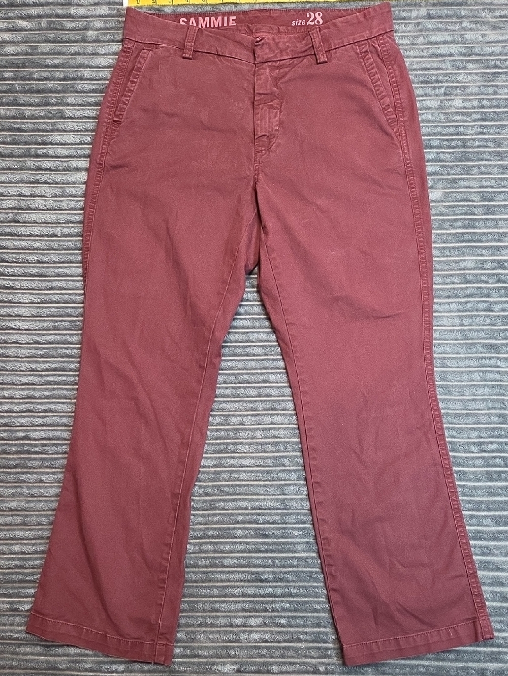 J.Crew 'Sammie' Pants in Rich Maroon
